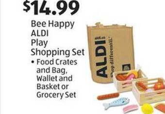 Aldi Bee Happy Aldi Play Shopping Set offer