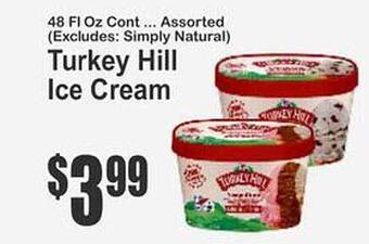 Key Food Turkey Hill Ice Cream offer