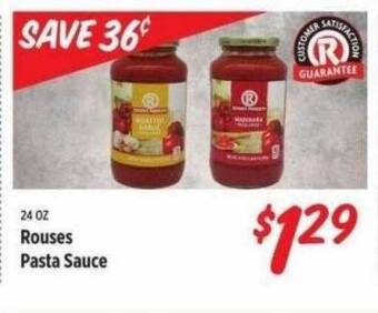 Rouses Rouses Pasta Sauce offer