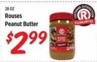 Rouses Rouses Peanut Butter offer
