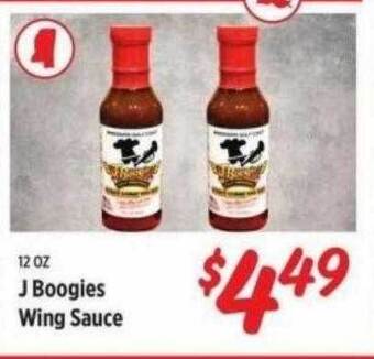 Rouses J Boogies Wing Sauce offer