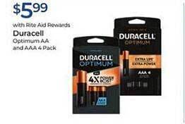 Rite Aid Duracell offer