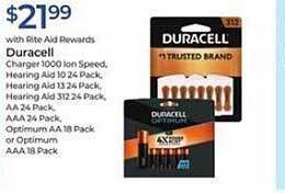 Rite Aid Duracell offer