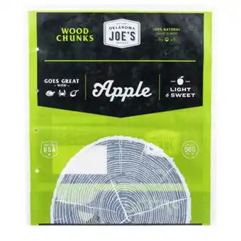 Theisen's Oklahoma joe's apple wood chunks offer