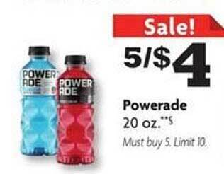 Family Dollar Powerade offer