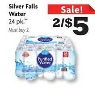 Family Dollar Silver Falls Water offer
