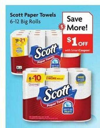 Family Dollar Scott Paper Towels offer