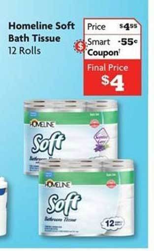Family Dollar Homeline Soft Bath Tissue offer