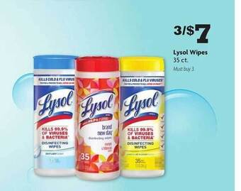 Family Dollar Lysol Wipes offer