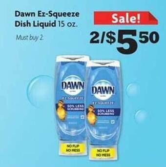 Family Dollar Dawn Ez-Squeeze Dish Liquid offer