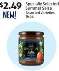 Aldi Specially Selected Summer Salsa 16 oz. offer