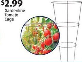 Aldi Gardenline Tomato Cage offer