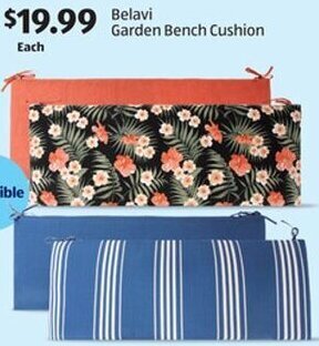 Aldi Belavi Garden Bench Cushion offer