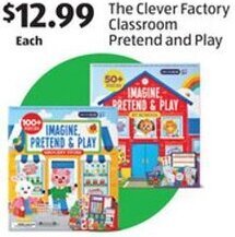Aldi The Clever Factory Classroom Pretend and Play offer