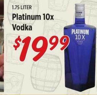 Rouses Platinum 10x Vodka offer