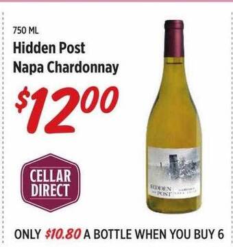 Rouses Hidden Post Napa Chardonnay offer