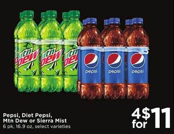 Cub Foods Pepsi, Diet Pepsi, Mtn Dew Or Sierra Mist offer