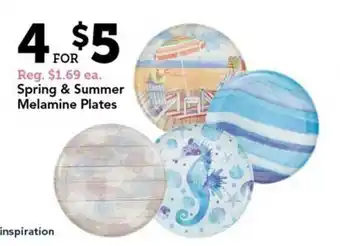 Spring & Summer Melamine Plates