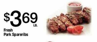 Jons International Fresh Pork Spareribs offer