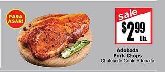 Rancho Markets Adobada Pork Chops offer
