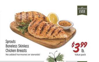 Sprouts Farmers Market Sprouts Boneless Skinless Chicken Breasts offer