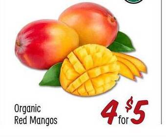 Sprouts Farmers Market Organic Red Mangos offer
