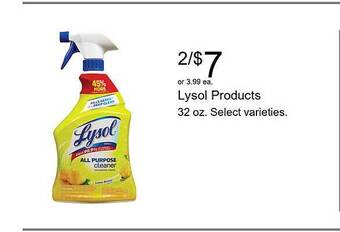 Walgreens Lysol Products offer