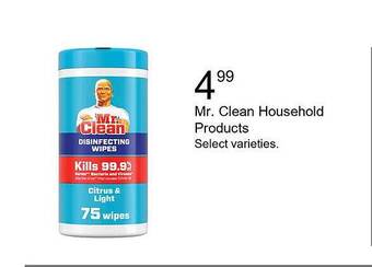 Walgreens Mr. Clean Household Products offer