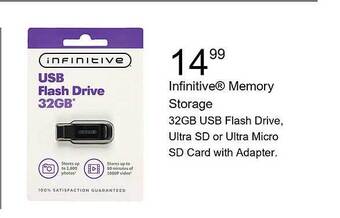 Walgreens Infinitive Memory Storage offer