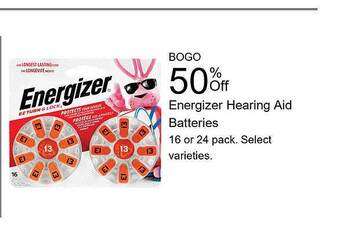 Walgreens Energizer Hearing Aid Batteries offer
