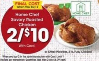 Home Chef Savory Roasted Chicken