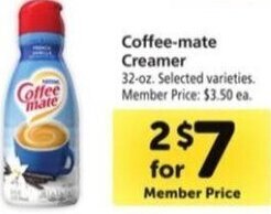 Safeway Coffee-Mate Creamer 32-oz. offer
