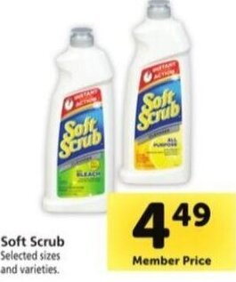 Safeway Soft Scrub offer