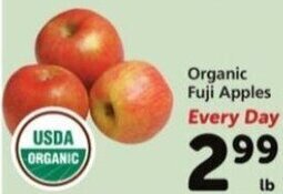 Safeway Organic Fuji Apples offer