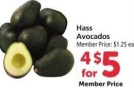 Safeway Hass Avocados offer