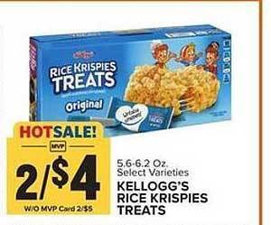 Food Lion Kellogg's Rice Krispies Treats offer
