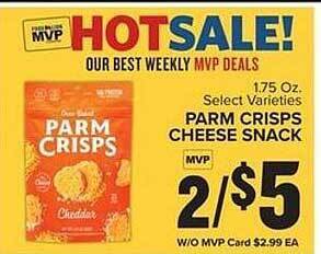 Food Lion Parm Crisps Cheese Snack offer