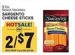 Food Lion Sargento Cheese Sticks offer