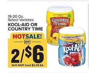 Food Lion Kool-aid Or Country Time offer
