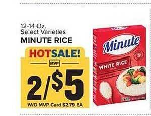 Food Lion Minute Rice offer