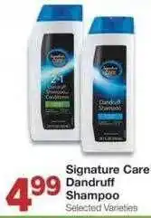 Market Street Signature Care Dandruff Shampoo offer