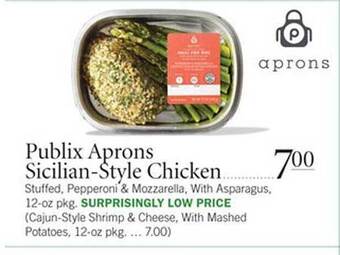 Publix Publix Aprons Sicilian-style Chicken offer