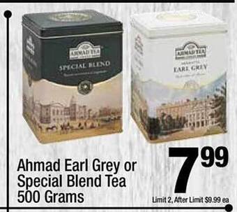 Super King Markets Ahmad Earl Grey Or Special Blend Tea offer