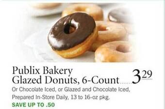 Publix Publix Bakery Glazed Donuts, 6-count offer