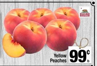 Super King Markets Yellow Peaches offer