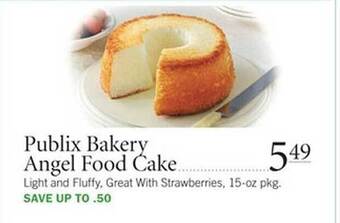 Publix Publix Bakery Angel Food Cake offer