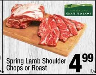 Super King Markets Spring Lamb Shoulder Chops Or Roast offer