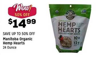 Grocery Outlet Manitoba Organic Hemp Hearts offer