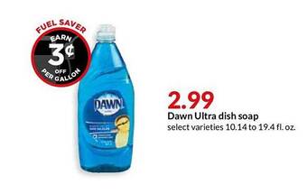 Hy-Vee Dawn Ultra Dish Soap offer