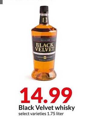 Hy-Vee Black Velvet Whisky offer